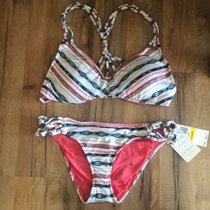NWT Lucky Brand Montana Swim Bikini Set